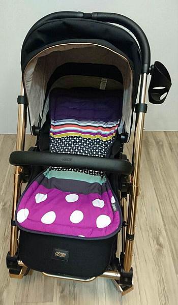 ｜育嬰用品｜mamas&papas  Urbo² 玫瑰金雙向手推車