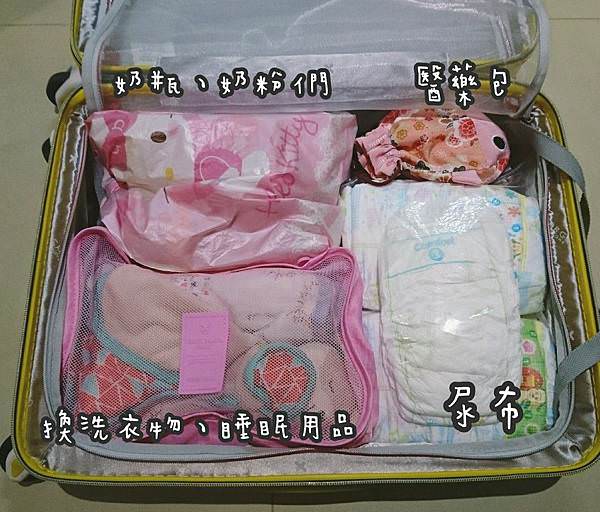 ｜帶寶寶旅行｜行李如何準備