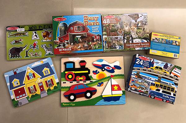 美國瑪莉莎 Melissa & Doug｜地板拼圖、聲音拼圖、厚塊拼圖、木製拼圖