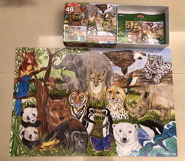 美國瑪莉莎 Melissa & Doug｜地板拼圖、聲音拼圖、厚塊拼圖、木製拼圖