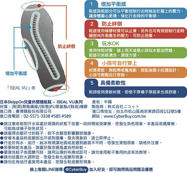 媽咪界最夯的兒童鞋|日本SkippOn兒童休閒機能鞋