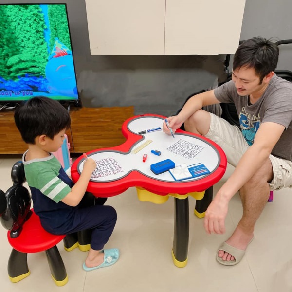 超好玩的米奇積木遊戲桌+BeginAgain木頭玩具+樂高收納盒