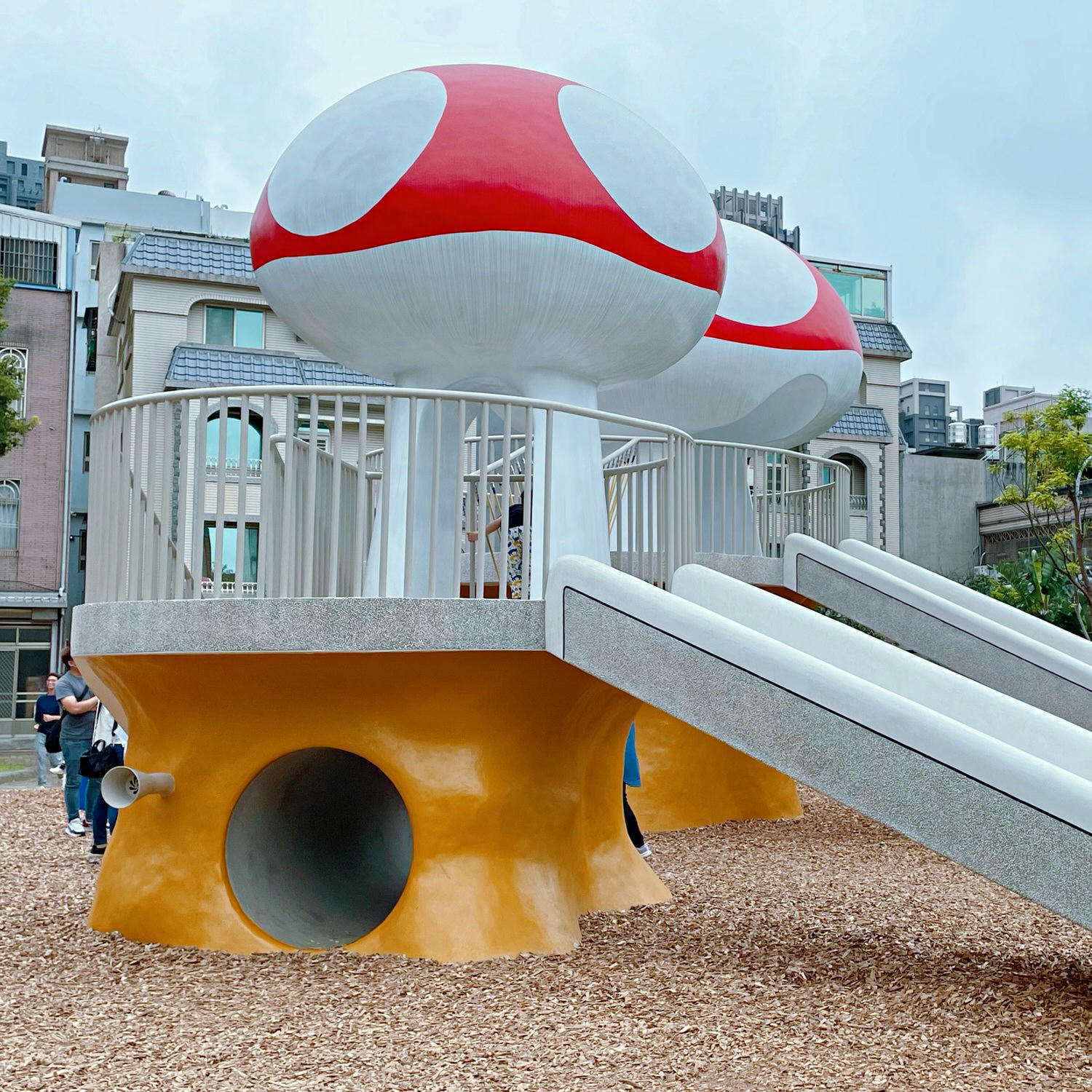新竹特色公園｜蘑菇城堡公園-小竹繪本主題遊戲場