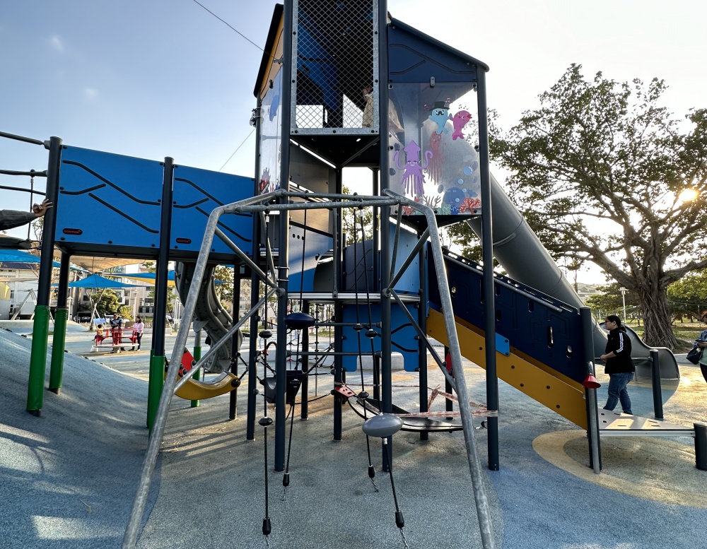 台南親子公園｜港濱歷史公園特色遊戲場