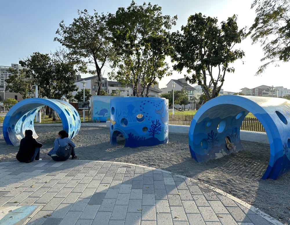 台南親子公園｜港濱歷史公園特色遊戲場
