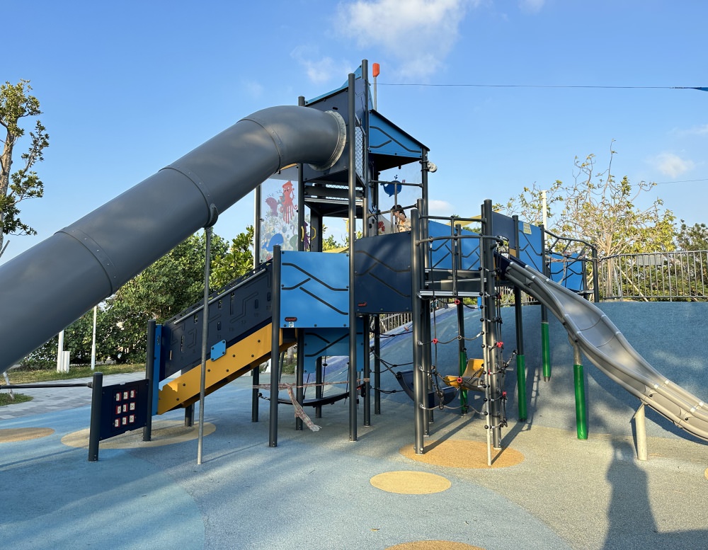 台南親子公園｜港濱歷史公園特色遊戲場