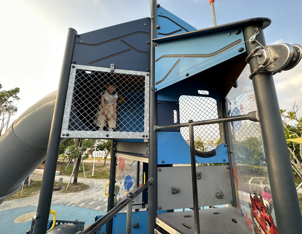 台南親子公園｜港濱歷史公園特色遊戲場
