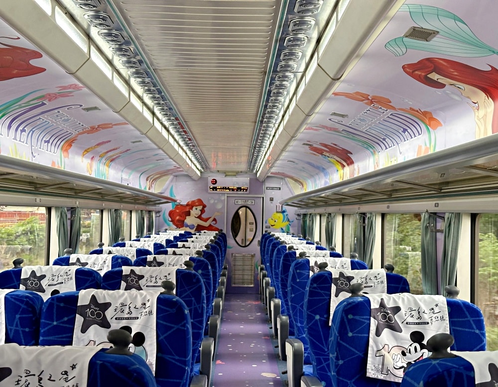 全台首輛迪士尼主題環島列車｜環島之星夢想號