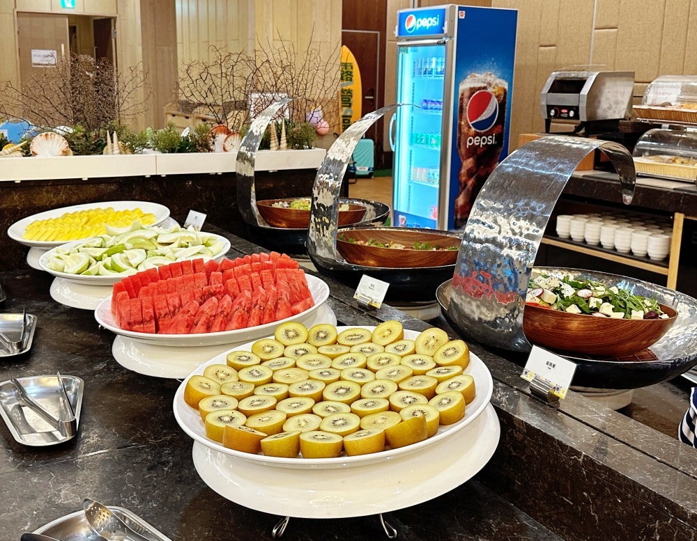 淡水漁人碼頭福容大飯店｜田園西餐廳Buffet，三大螃蟹吃到飽